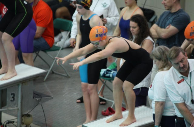 A Briar Woods implant, senior Yuka Kuwahara helped lift the Falcons girls swim team to a second place team finish at the VHSL 5A state championships on February 19.