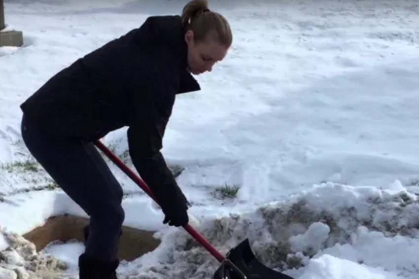 snow-shoveling