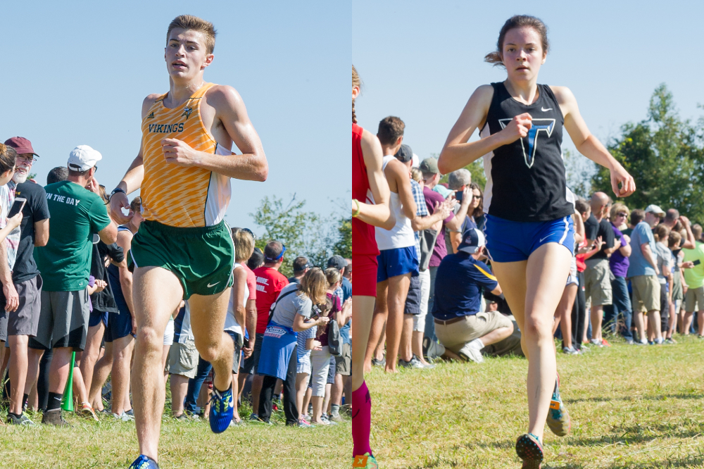 Sam Affolder Loudoun Valley, Emma Wolcott Tuscarora Cross Country